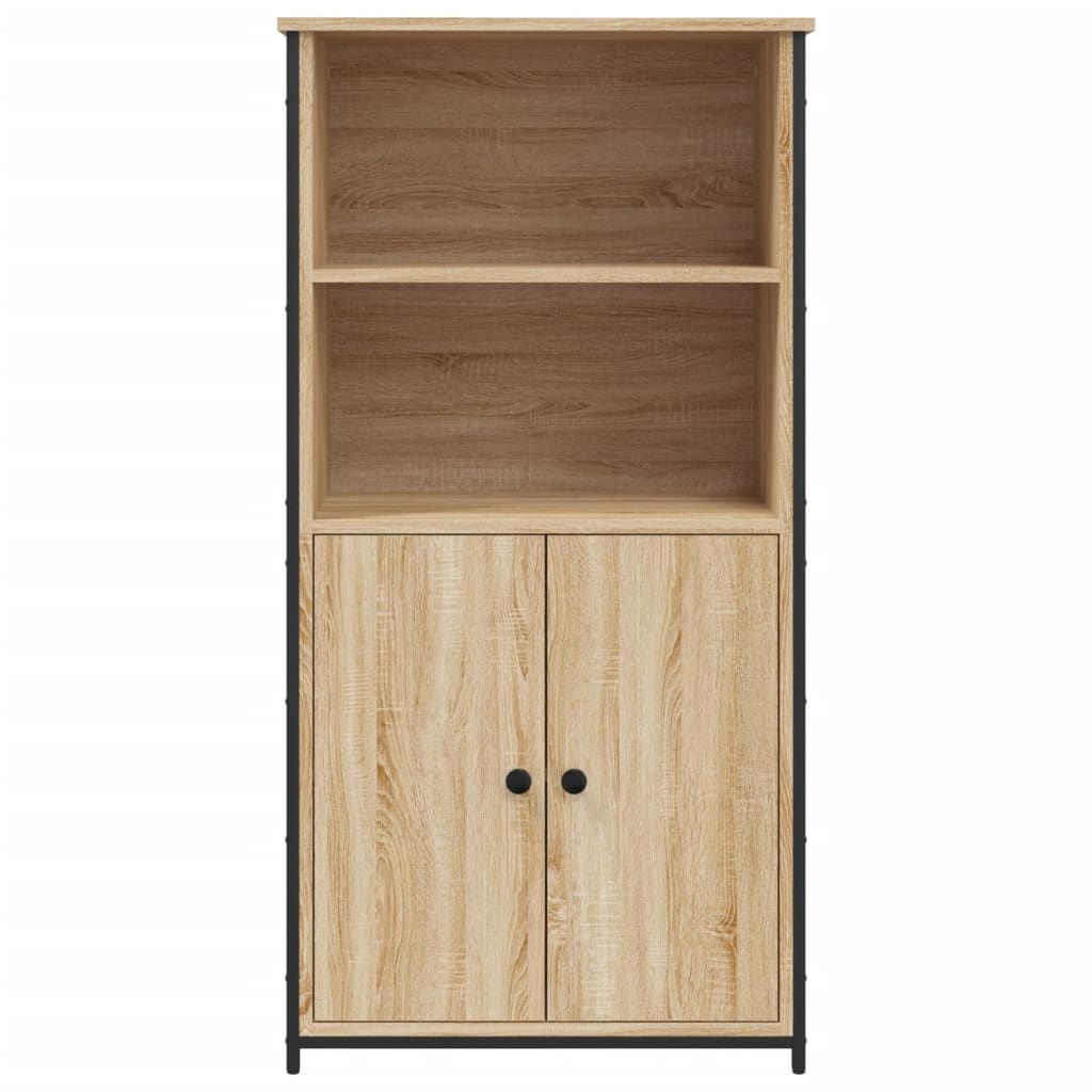 VidaXL Hoge kast 62x36x121,5 cm bewerkt hout sonoma eiken