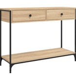 VidaXL Wandtafel 100x34,5x75 cm bewerkt hout sonoma eikenkleurig