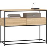 VidaXL Wandtafel 100x40x75 cm bewerkt hout sonoma eikenkleurig