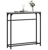 VidaXL Wandtafel 75x19,5x75 cm bewerkt hout grijs sonoma eikenkleurig