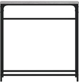 VidaXL Wandtafel 75x19,5x75 cm bewerkt hout grijs sonoma eikenkleurig