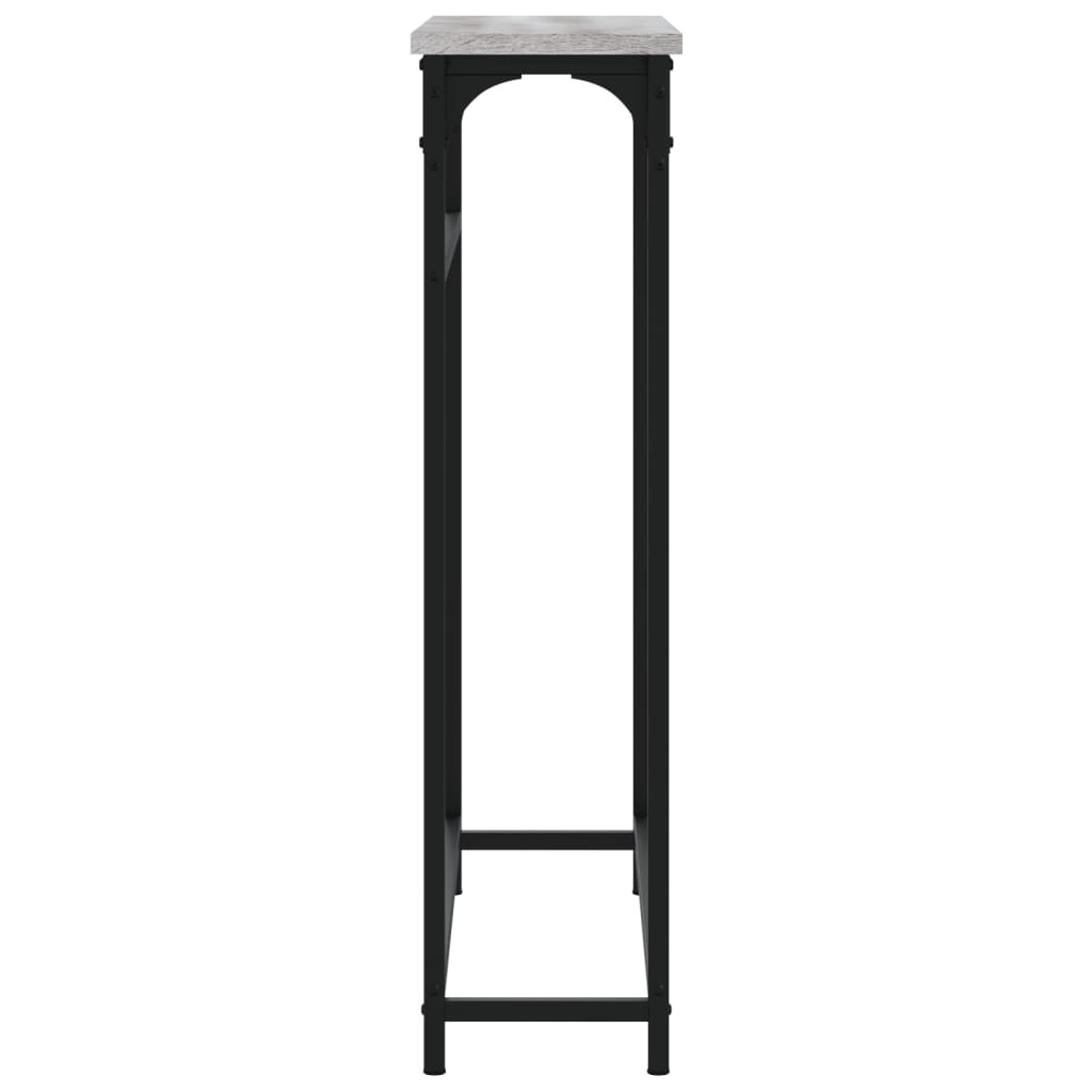 VidaXL Wandtafel 75x19,5x75 cm bewerkt hout grijs sonoma eikenkleurig