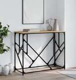 VidaXL Wandtafel 100x40x80 cm bewerkt hout sonoma eikenkleurig