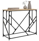 VidaXL Wandtafel 100x40x80 cm bewerkt hout sonoma eikenkleurig