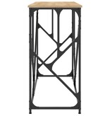 VidaXL Wandtafel 100x40x80 cm bewerkt hout sonoma eikenkleurig