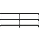 VidaXL Wandtafel 200x29x75 cm bewerkt hout zwart