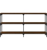 VidaXL Wandtafel 150x29x75 cm bewerkt hout bruin eikenkleur