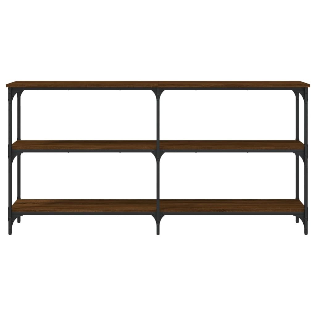 VidaXL Wandtafel 150x29x75 cm bewerkt hout bruin eikenkleur