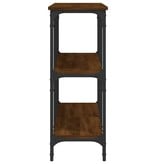 VidaXL Wandtafel 150x29x75 cm bewerkt hout bruin eikenkleur