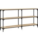 VidaXL Wandtafel 150x29x75 cm bewerkt hout sonoma eikenkleurig