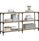 VidaXL Wandtafel 150x29x75 cm bewerkt hout sonoma eikenkleurig