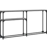 VidaXL Wandtafel 145x22,5x75 cm bewerkt hout grijs sonoma eikenkleurig