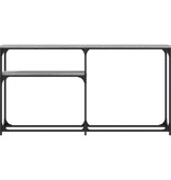 VidaXL Wandtafel 145x22,5x75 cm bewerkt hout grijs sonoma eikenkleurig