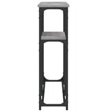 VidaXL Wandtafel 145x22,5x75 cm bewerkt hout grijs sonoma eikenkleurig