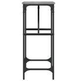 VidaXL Wandtafel 75x32x75 cm bewerkt hout grijs sonoma eikenkleurig