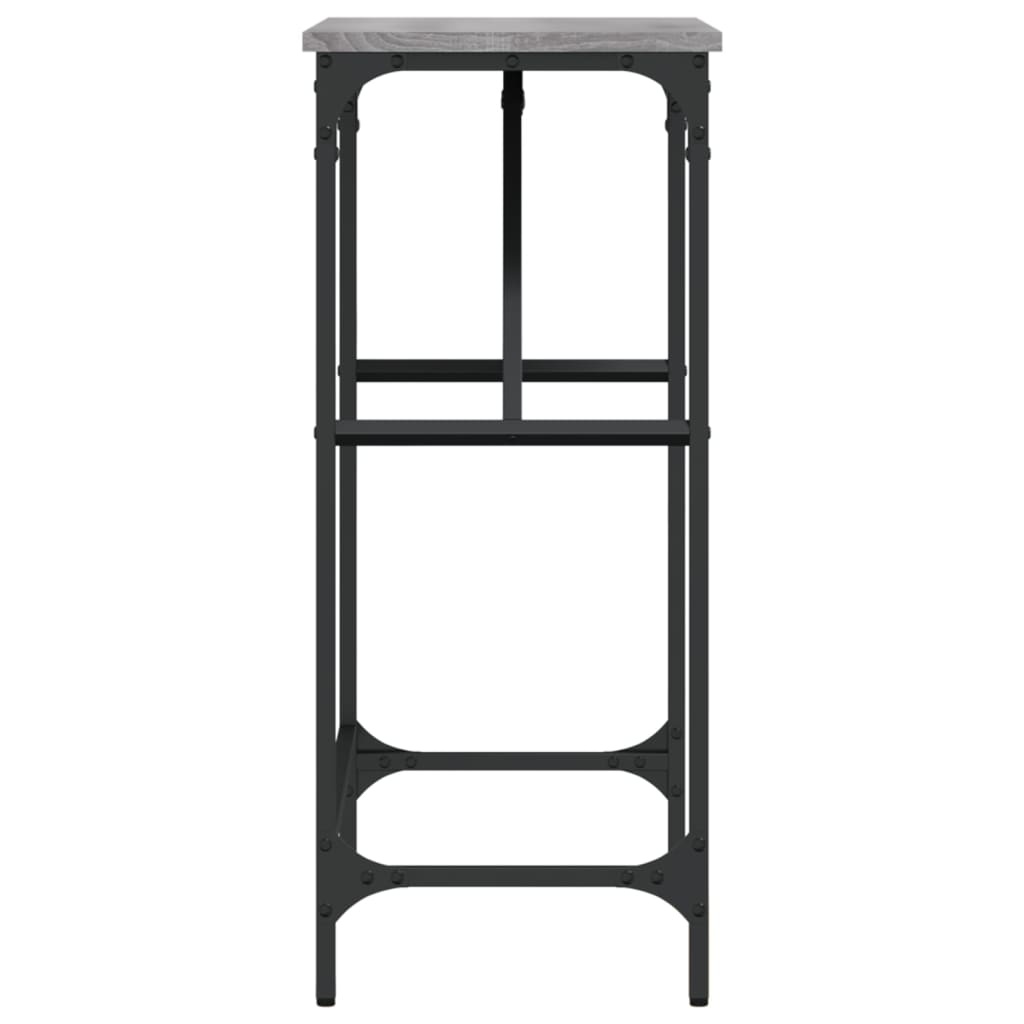 VidaXL Wandtafel 75x32x75 cm bewerkt hout grijs sonoma eikenkleurig