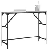 VidaXL Wandtafel 100x32x75 cm bewerkt hout grijs sonoma eikenkleurig