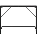 VidaXL Wandtafel 100x32x75 cm bewerkt hout grijs sonoma eikenkleurig