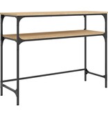 VidaXL Wandtafel 100x35,5x75 cm bewerkt hout sonoma eikenkleurig