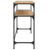 VidaXL Wandtafel 100x35,5x75 cm bewerkt hout sonoma eikenkleurig