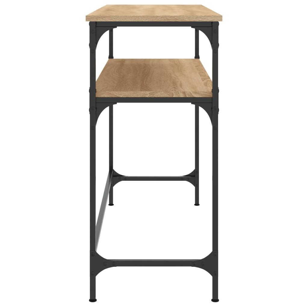 VidaXL Wandtafel 100x35,5x75 cm bewerkt hout sonoma eikenkleurig