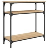 VidaXL Wandtafel 75x29x75 cm bewerkt hout sonoma eikenkleurig