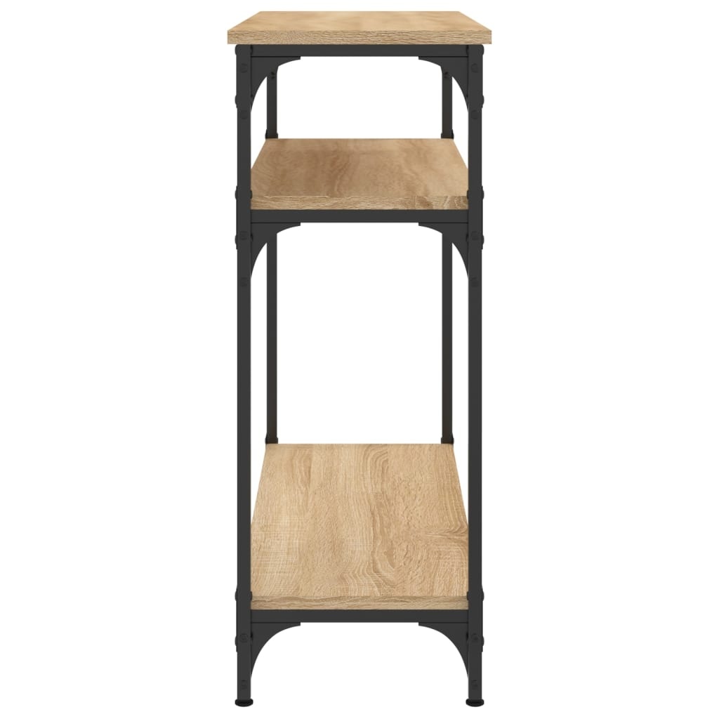 VidaXL Wandtafel 75x29x75 cm bewerkt hout sonoma eikenkleurig