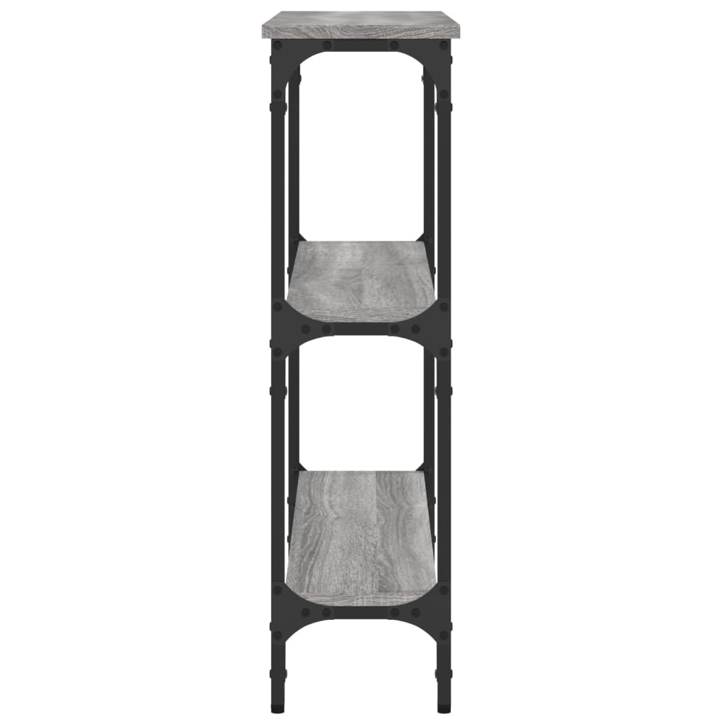 VidaXL Wandtafel 75x22,5x75 cm bewerkt hout grijs sonoma eikenkleurig