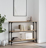 VidaXL Wandtafel 100x22,5x75 cm bewerkt hout sonoma eikenkleurig