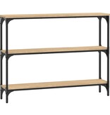 VidaXL Wandtafel 100x22,5x75 cm bewerkt hout sonoma eikenkleurig