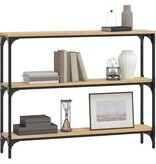 VidaXL Wandtafel 100x22,5x75 cm bewerkt hout sonoma eikenkleurig