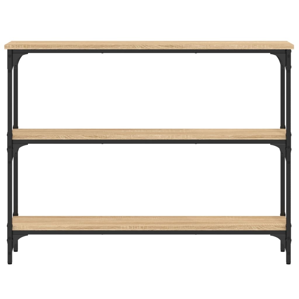VidaXL Wandtafel 100x22,5x75 cm bewerkt hout sonoma eikenkleurig