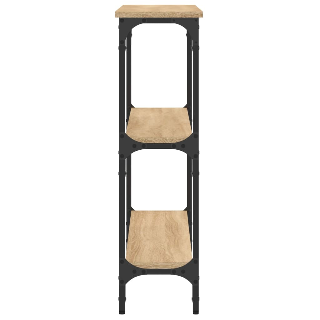 VidaXL Wandtafel 100x22,5x75 cm bewerkt hout sonoma eikenkleurig