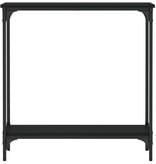 VidaXL Wandtafel 75x22,5x75 cm bewerkt hout zwart