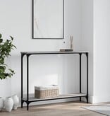 VidaXL Wandtafel 100x22,5x75 cm bewerkt hout grijs sonoma eikenkleurig