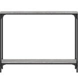 VidaXL Wandtafel 100x22,5x75 cm bewerkt hout grijs sonoma eikenkleurig