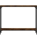 VidaXL Wandtafel 100x22,5x75 cm bewerkt hout gerookt eikenkleurig