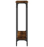 VidaXL Wandtafel 100x22,5x75 cm bewerkt hout gerookt eikenkleurig