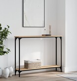 VidaXL Wandtafel 100x22,5x75 cm bewerkt hout sonoma eikenkleurig