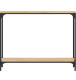 VidaXL Wandtafel 100x22,5x75 cm bewerkt hout sonoma eikenkleurig