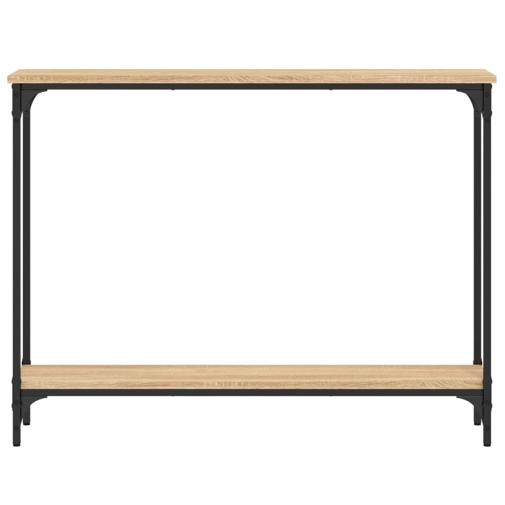 VidaXL Wandtafel 100x22,5x75 cm bewerkt hout sonoma eikenkleurig