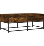 VidaXL Salontafel 100x51x40 cm bewerkt hout gerookt eikenkleurig