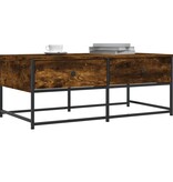 VidaXL Salontafel 100x51x40 cm bewerkt hout gerookt eikenkleurig