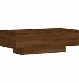 VidaXL Salontafel 100x49,5x31 cm bewerkt hout bruin eikenkleur
