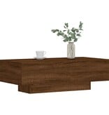 VidaXL Salontafel 100x49,5x31 cm bewerkt hout bruin eikenkleur