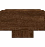 VidaXL Salontafel 100x49,5x31 cm bewerkt hout bruin eikenkleur