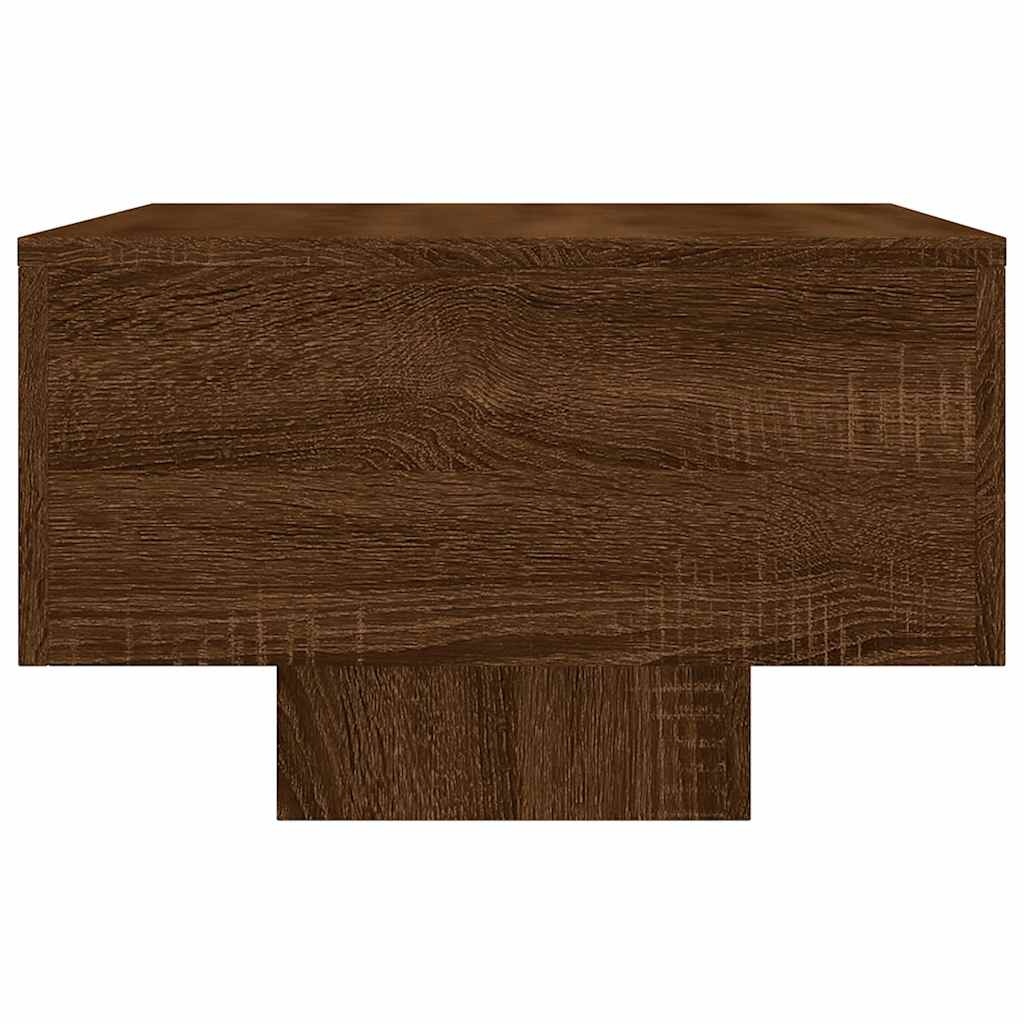 VidaXL Salontafel 100x49,5x31 cm bewerkt hout bruin eikenkleur
