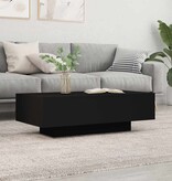 VidaXL Salontafel 100x49,5x31 cm bewerkt hout zwart