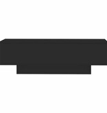 VidaXL Salontafel 100x49,5x31 cm bewerkt hout zwart