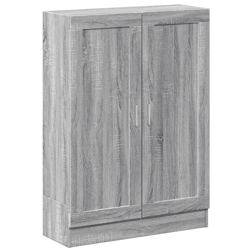 VidaXL Boekenkast 82,5x30,5x115 cm bewerkt hout grijs sonoma eiken